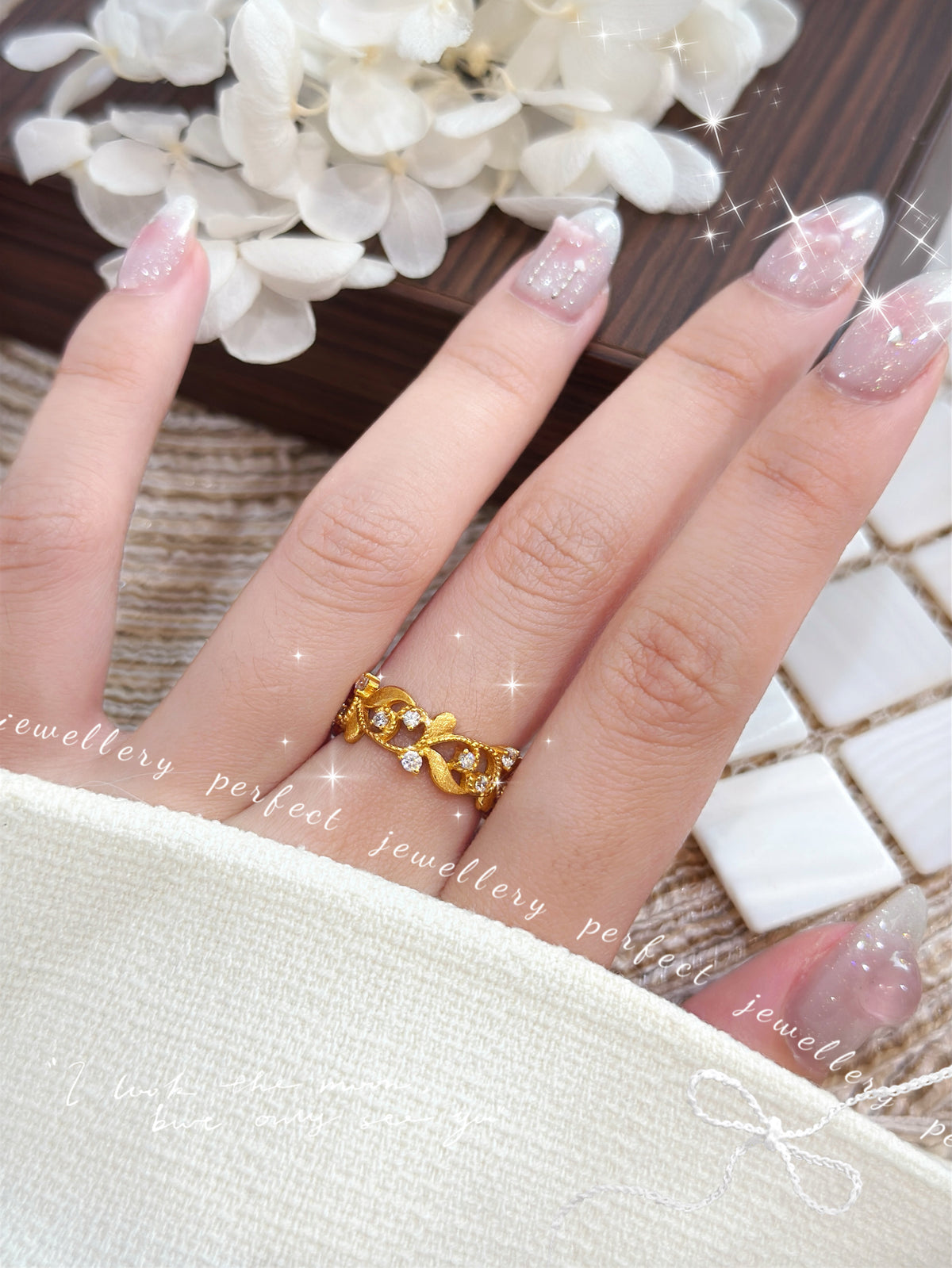 Flower Vines Italy Silver S925 Ring | 花蔓意大利銀工藝S925戒指💍✨