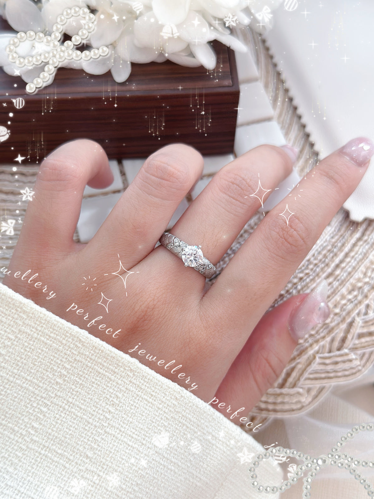 Classic Italy Silver S925 Ring | 單鑽拉絲意大利銀工藝S925戒指💍✨