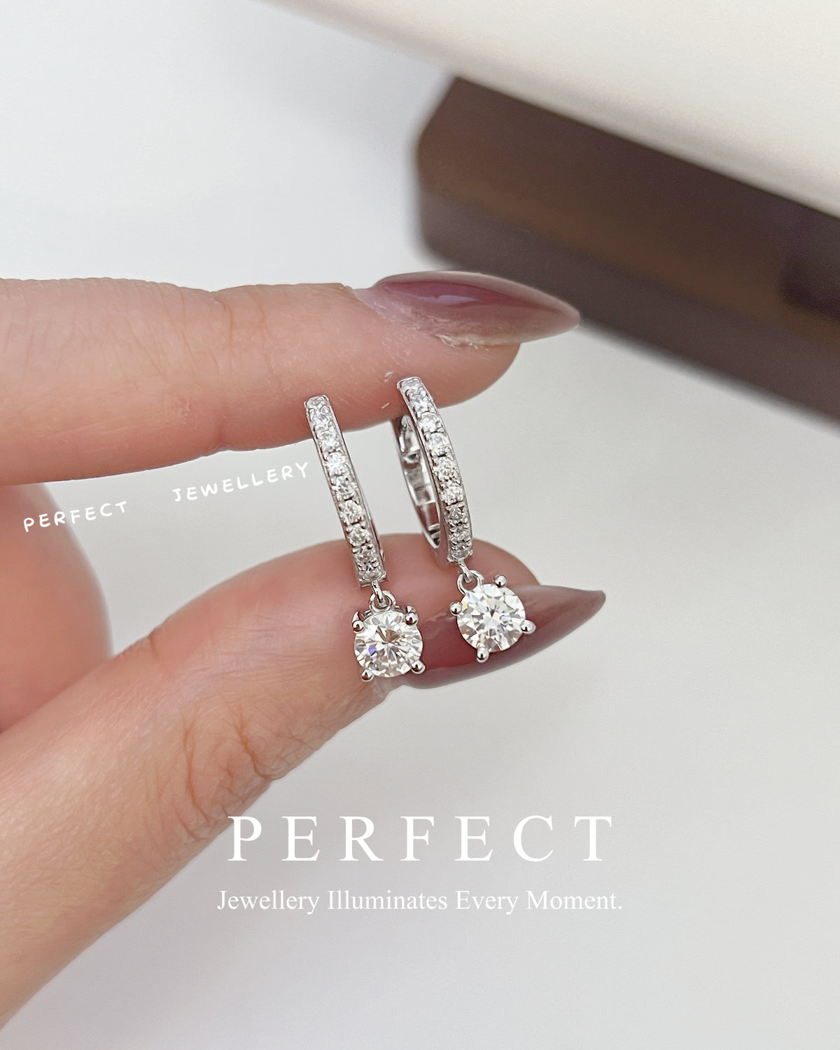 ✨1.35ct D Colour Moissanite Ear Hoop|高品質莫桑耳圈✨