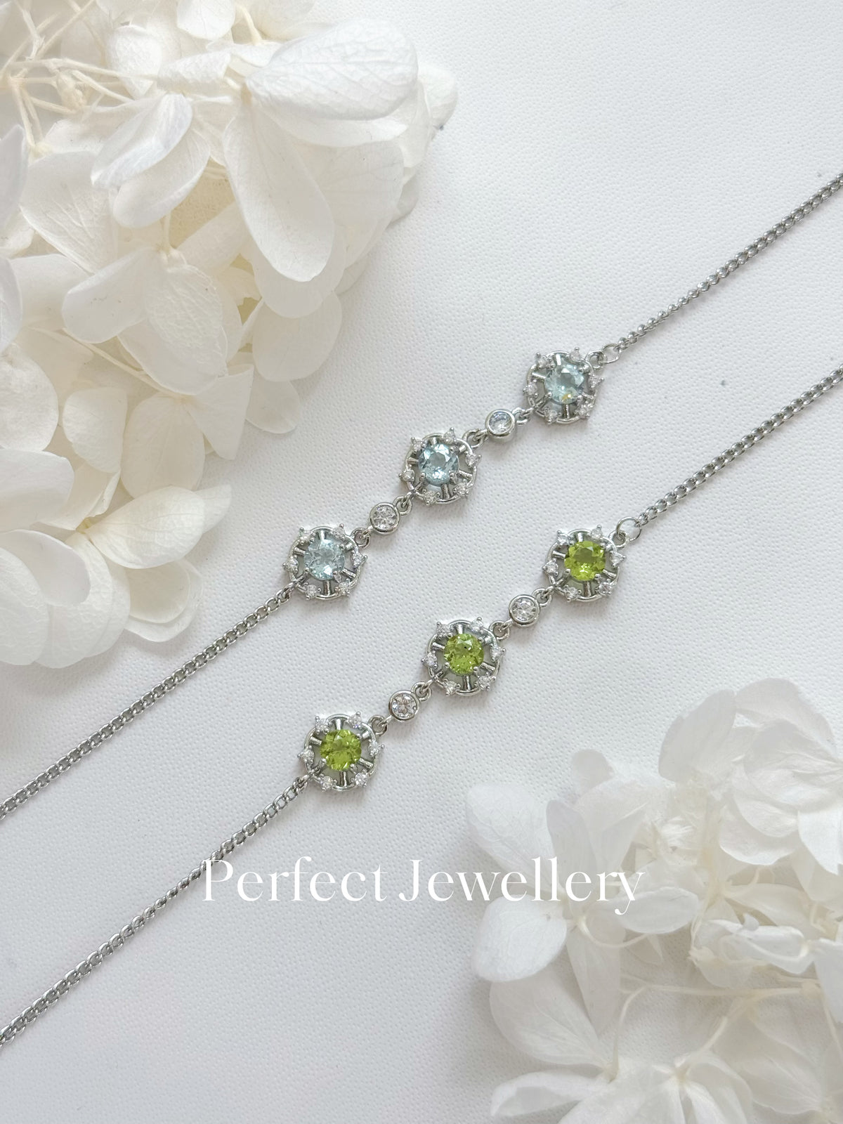Gemstone Starlike Bracelet 天然寶石星光手鍊