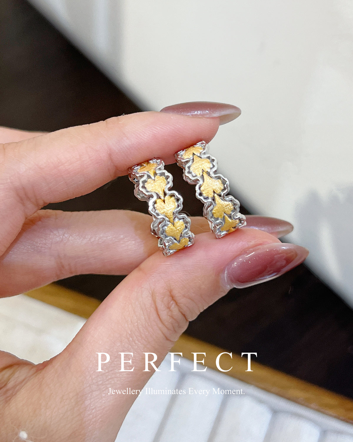 ✨Ginkgo S925 Silver Ring |Buccellati 工藝銀杏葉S925戒指✨