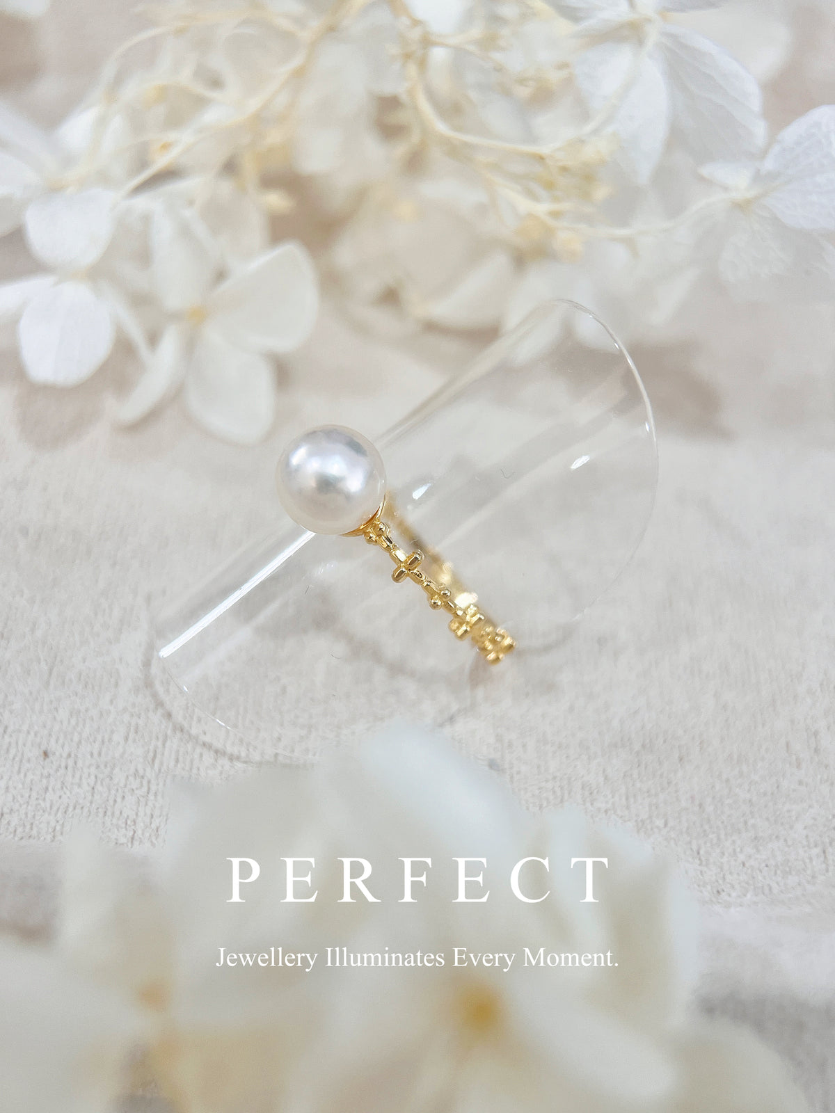 Japanese Akoya S925 Fairy Ring |日本Akoya珍珠仙女滿天星戒指