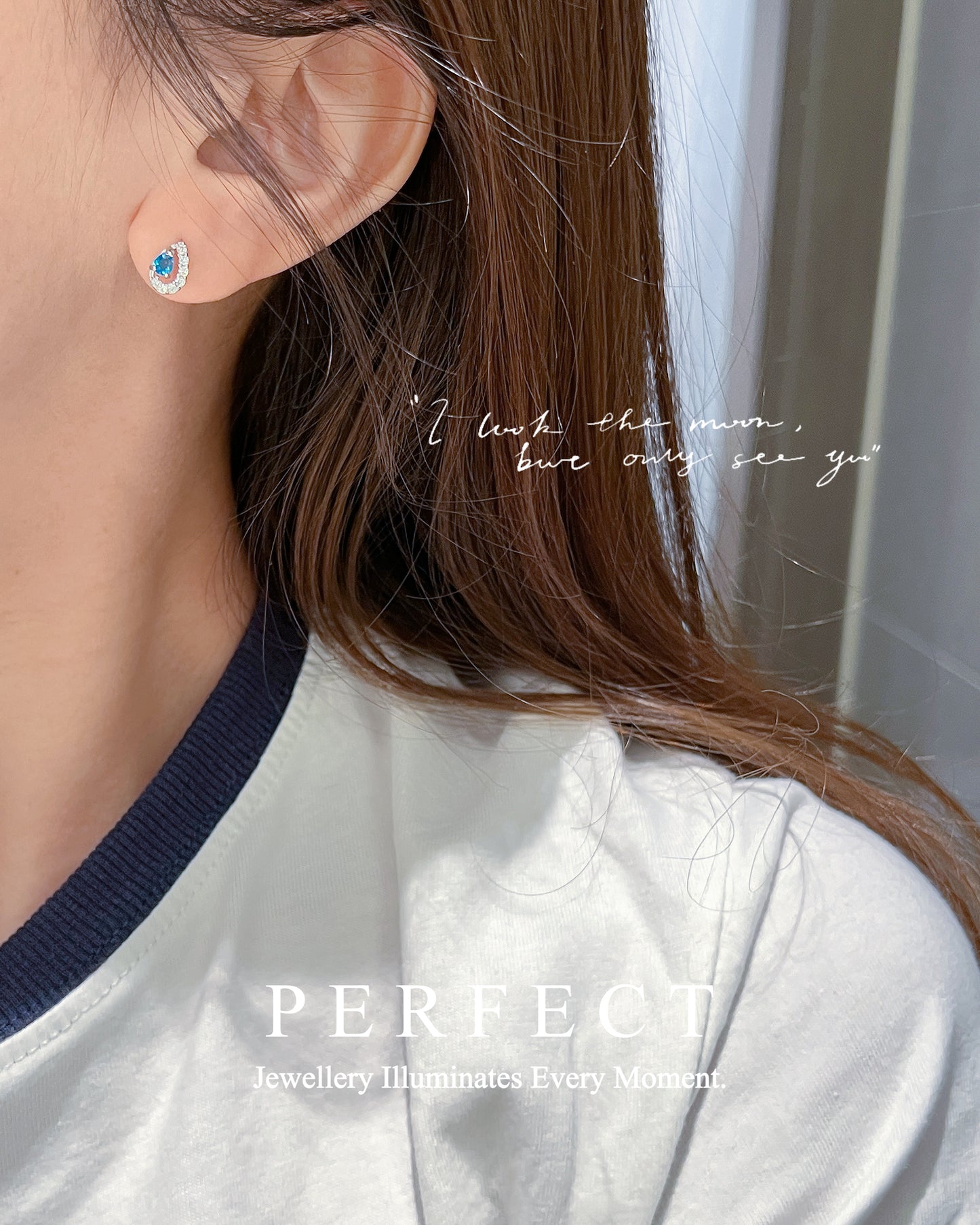 ✨0.5ct Apatite S925 Earrings 💧| 藍磷灰水滴耳釘✨🧊