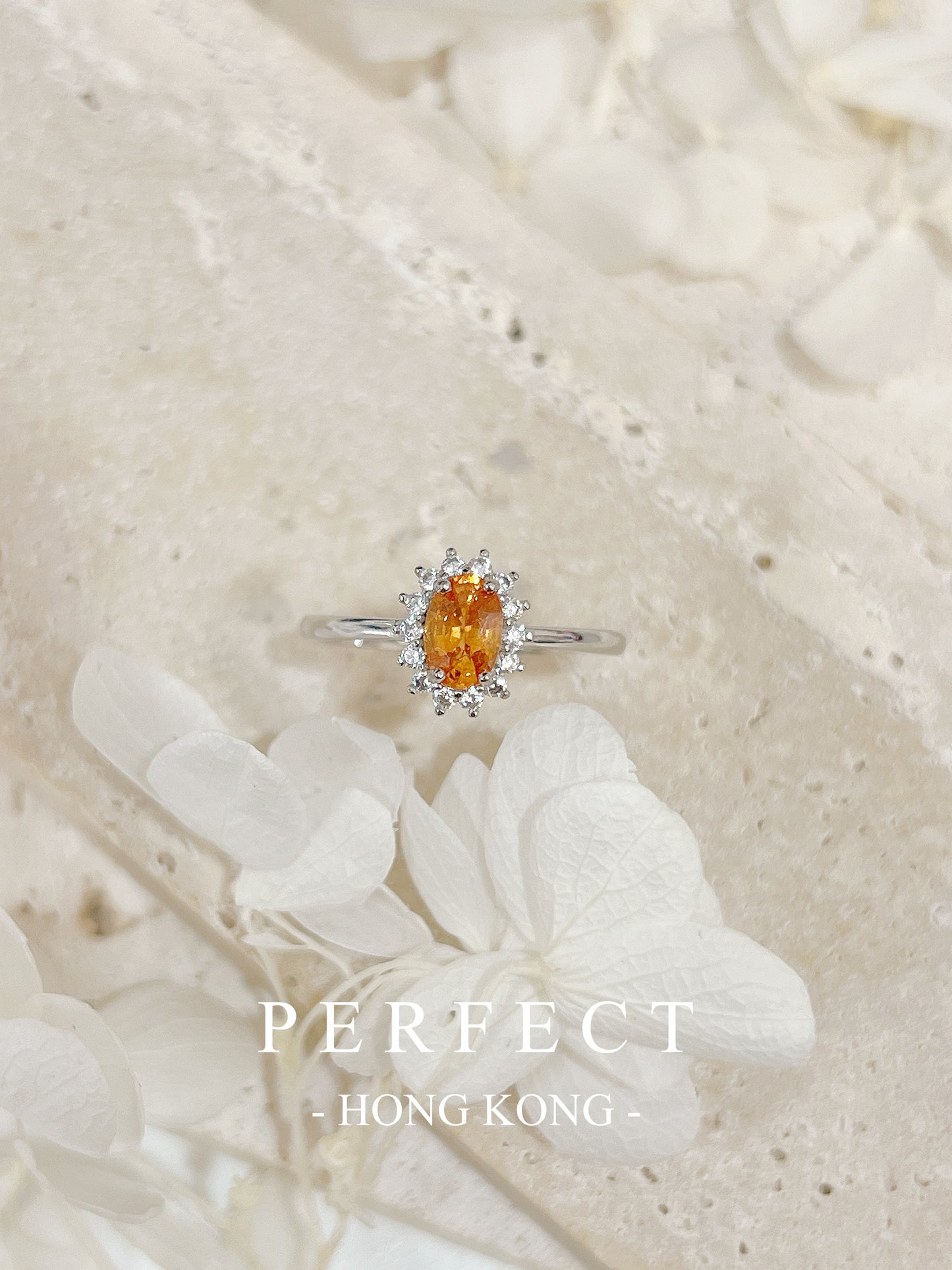 0.7ct Fanta Garnet S925 RIng |芬達石戴妃戒指✨🍊