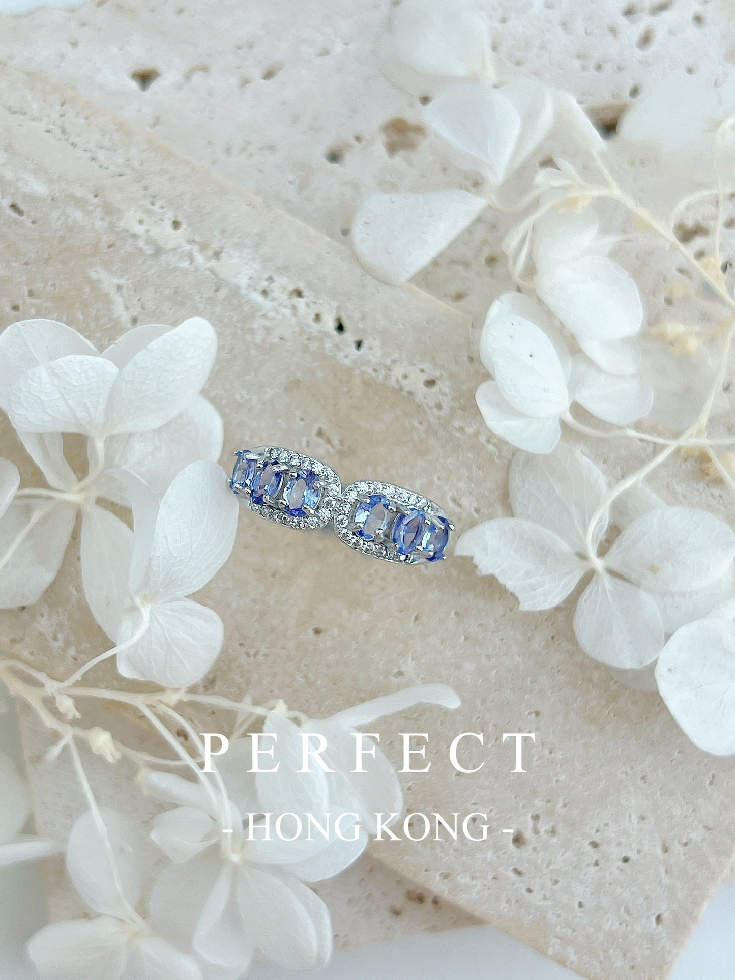 Tanzanite S925 Ring | 坦桑石排戒💜✨