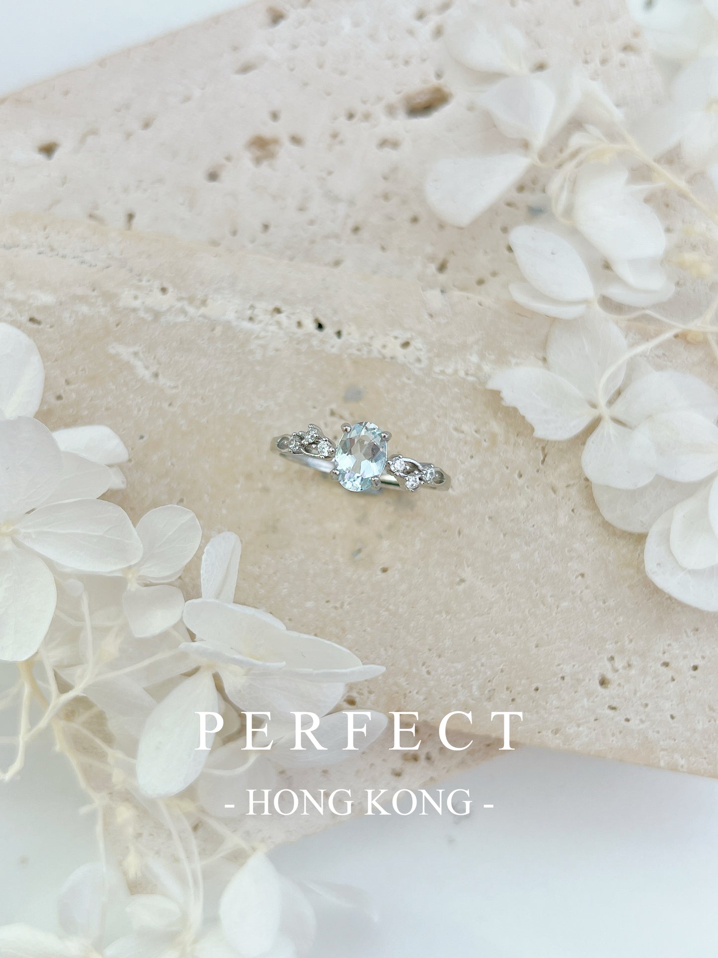 0.8ct Aquamarine S925 Ring | 海藍寶繁星戒指✨💙