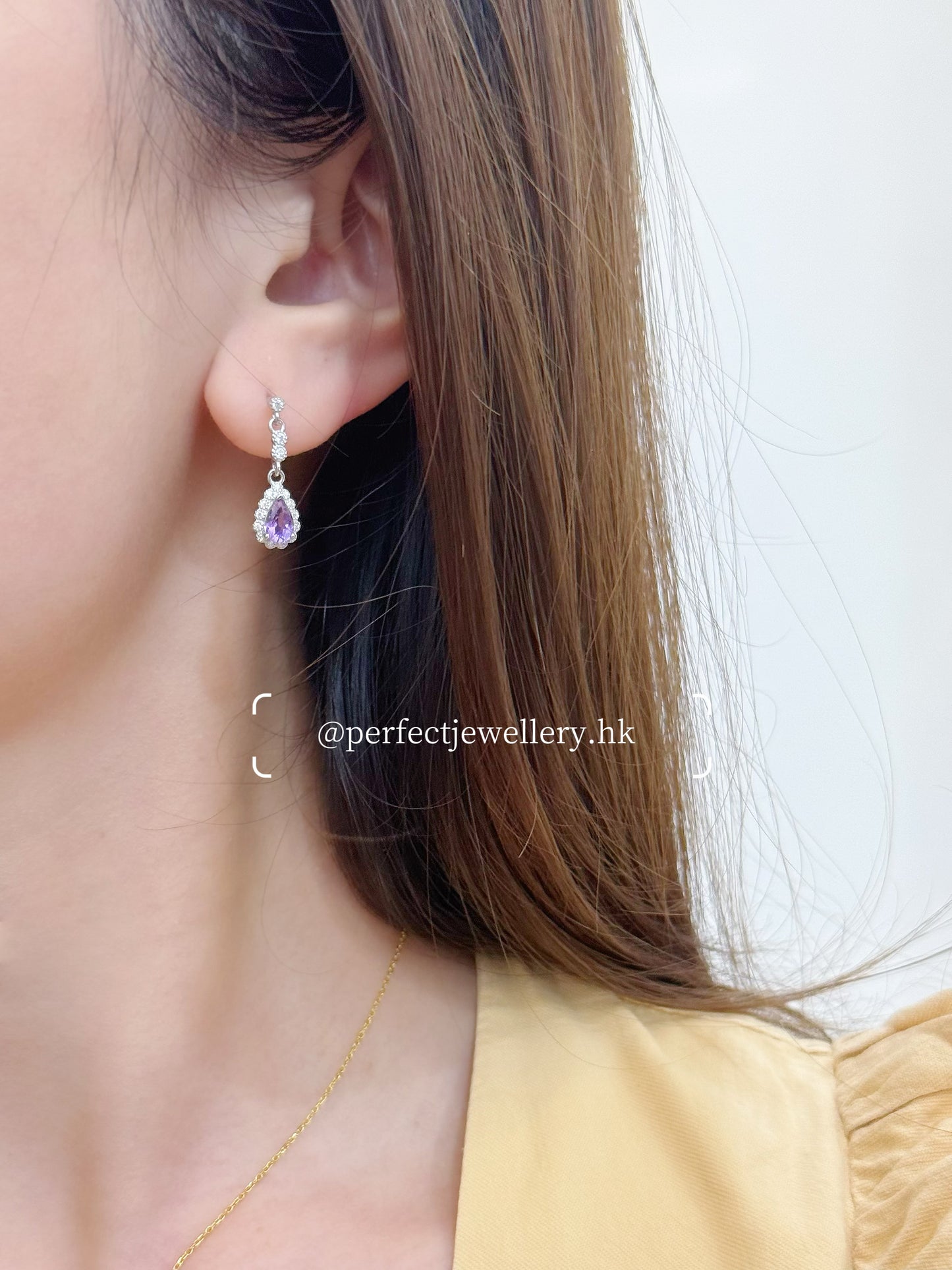 ✨Amethyst S925 Earrings | 紫水晶水滴靈動耳釘💜✨