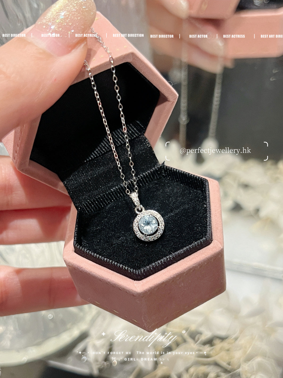 Aquamarine S925 Necklace | 海藍寶🫧泡泡頸鏈✨