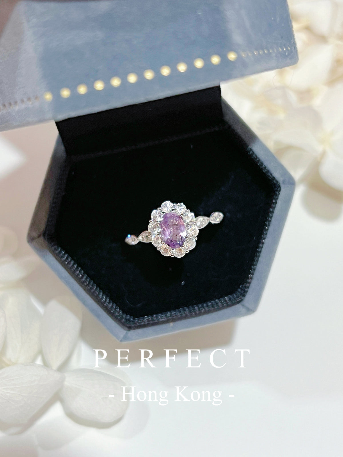 ✨Amethyst S925 Ring | 紫水晶🔮圍鑲戒指✨💜