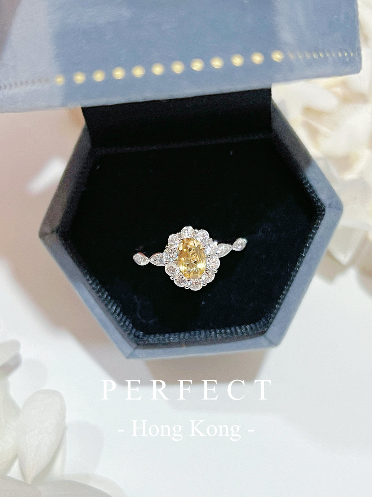 ✨Citrine S925 Ring | 黃水晶💛圍鑲戒指✨