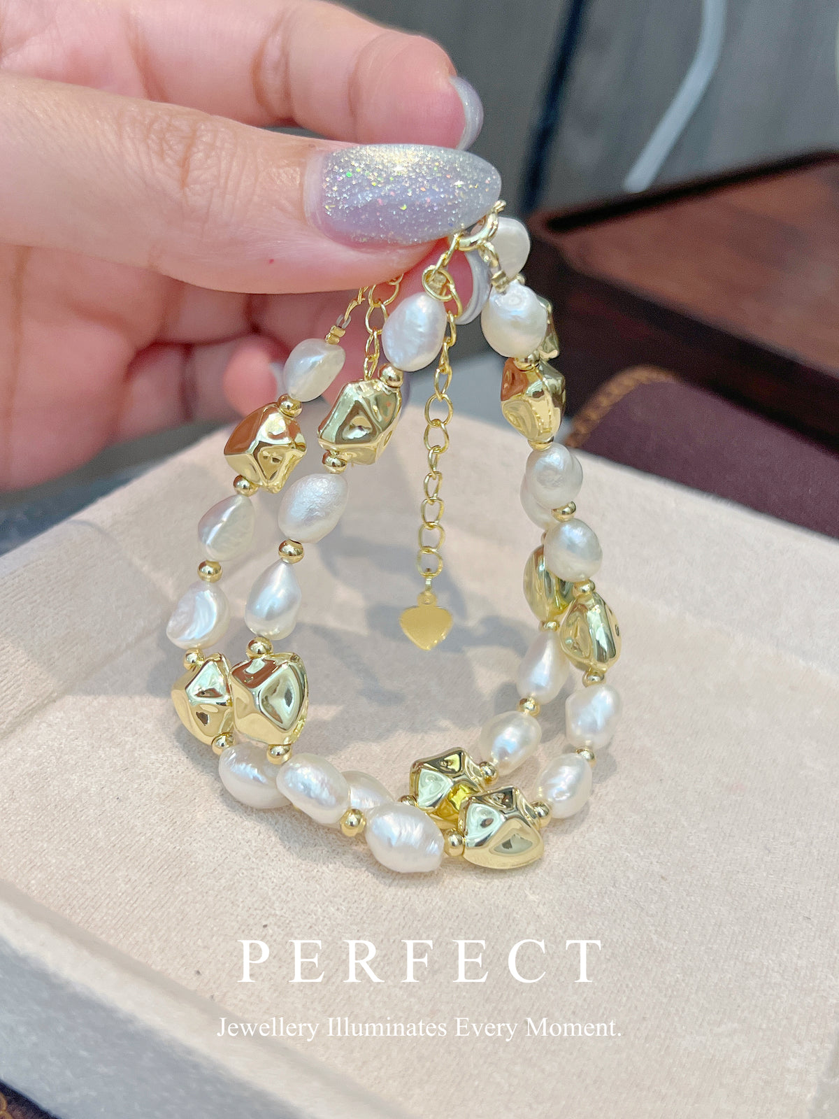 Marshmallow ✨Freshwater Pearl Bracelet| 棉花糖淡水珍珠金豆豆手鏈✨