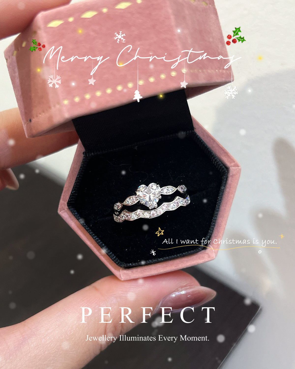 ［True Heart]❣️
✨ S925 Silver Ring Set | 愛心S925銀戒指套裝✨