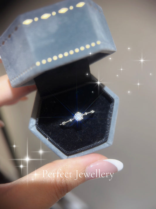 0.4ct Moissanite S925 Ring 💍 莫桑滿天星戒指