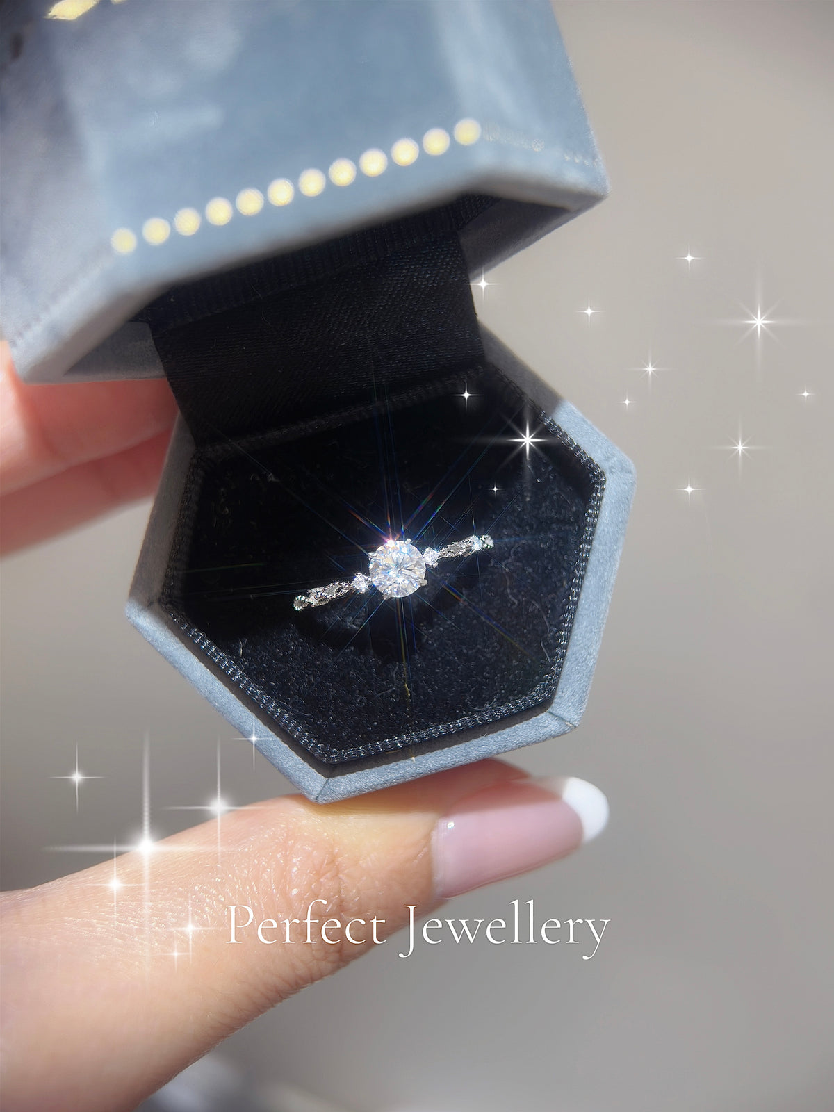 0.5ct Moissanite S925 Ring 💍 莫桑蕾絲戒指✨