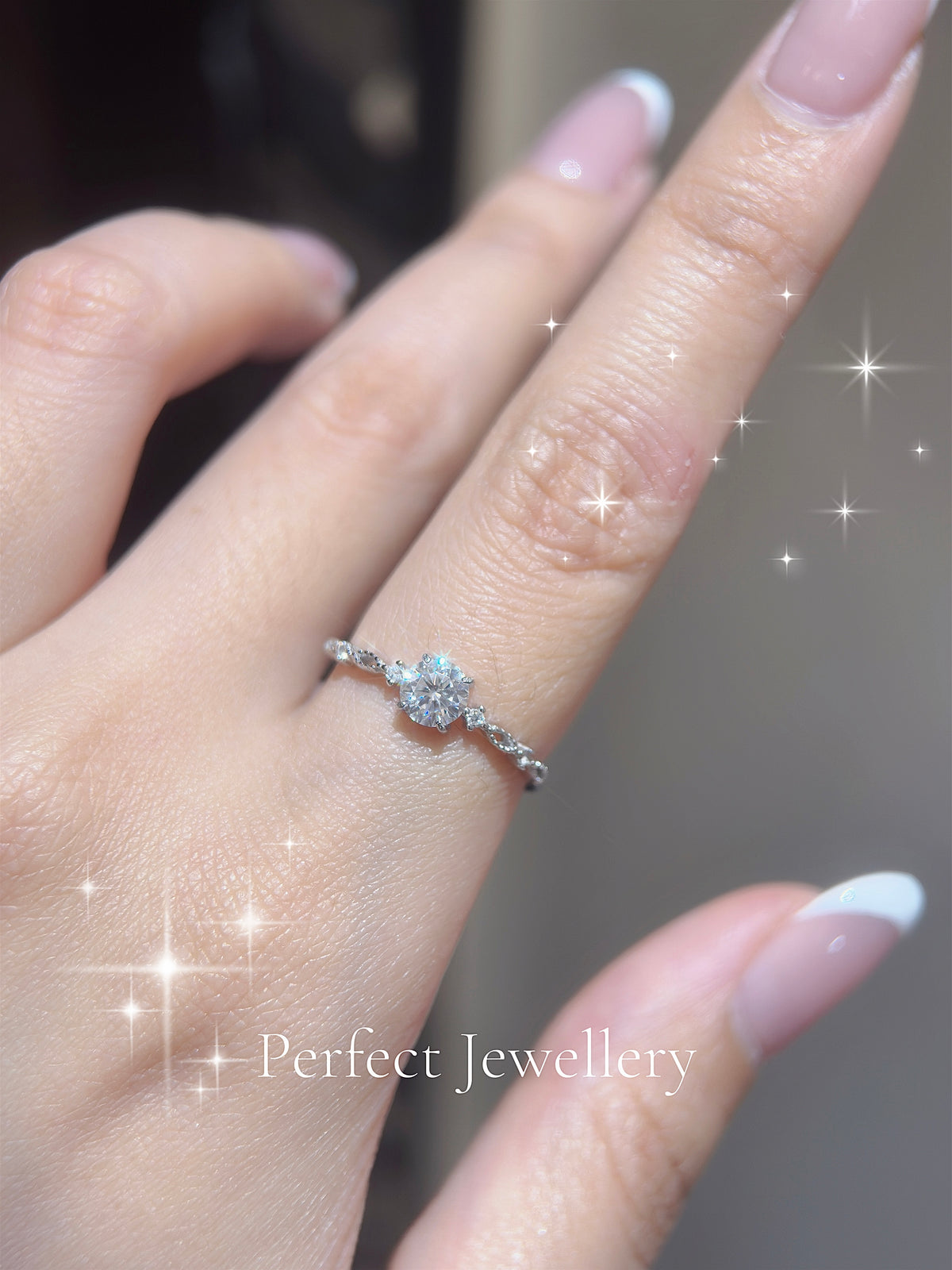 0.5ct Moissanite S925 Ring 💍 莫桑蕾絲戒指✨
