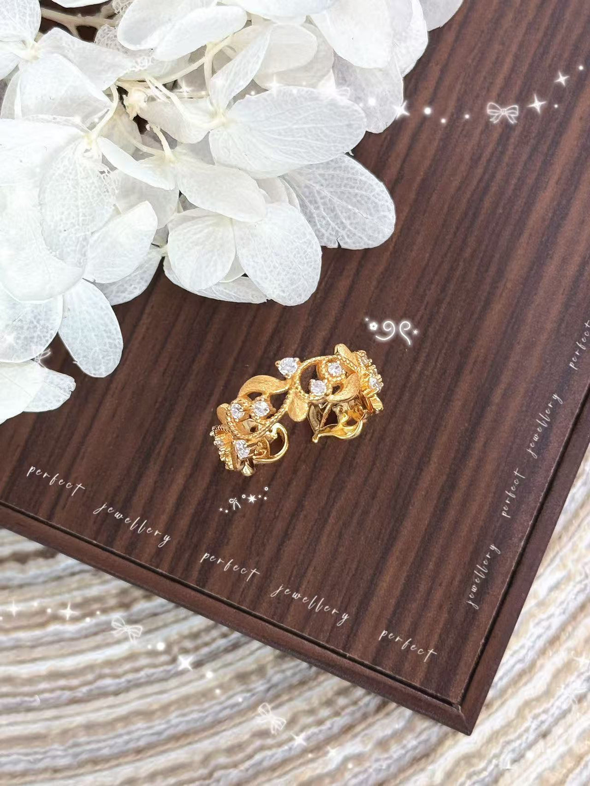 Flower Vines Italy Silver S925 Ring | 花蔓意大利銀工藝S925戒指💍✨