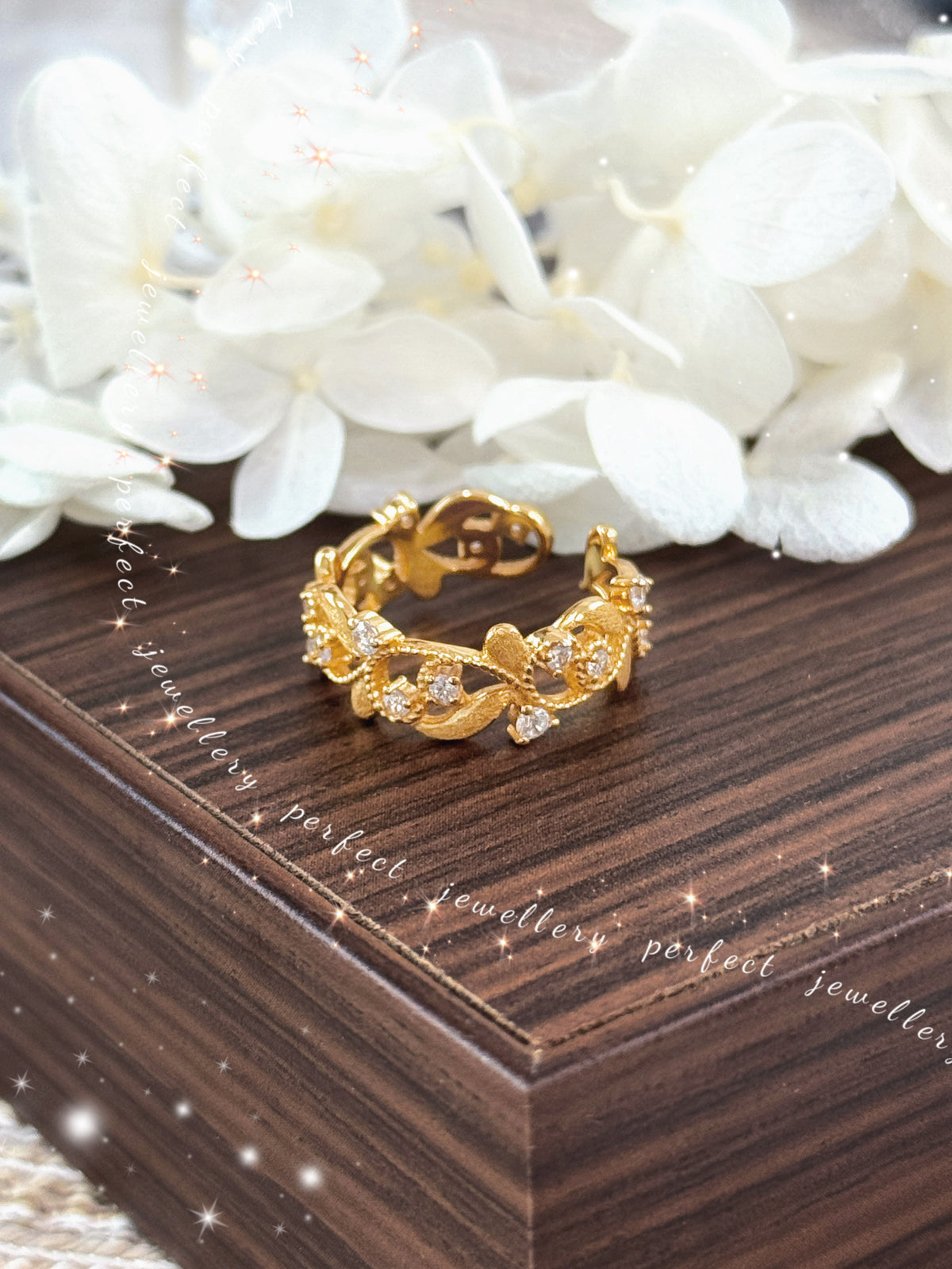 Flower Vines Italy Silver S925 Ring | 花蔓意大利銀工藝S925戒指💍✨