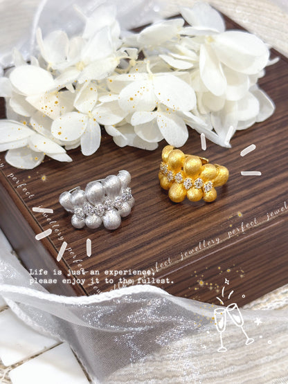 Bubble Ribbon Italy Silver S925 Ring | 泡泡緞帶意大利銀工藝S925戒指💍✨