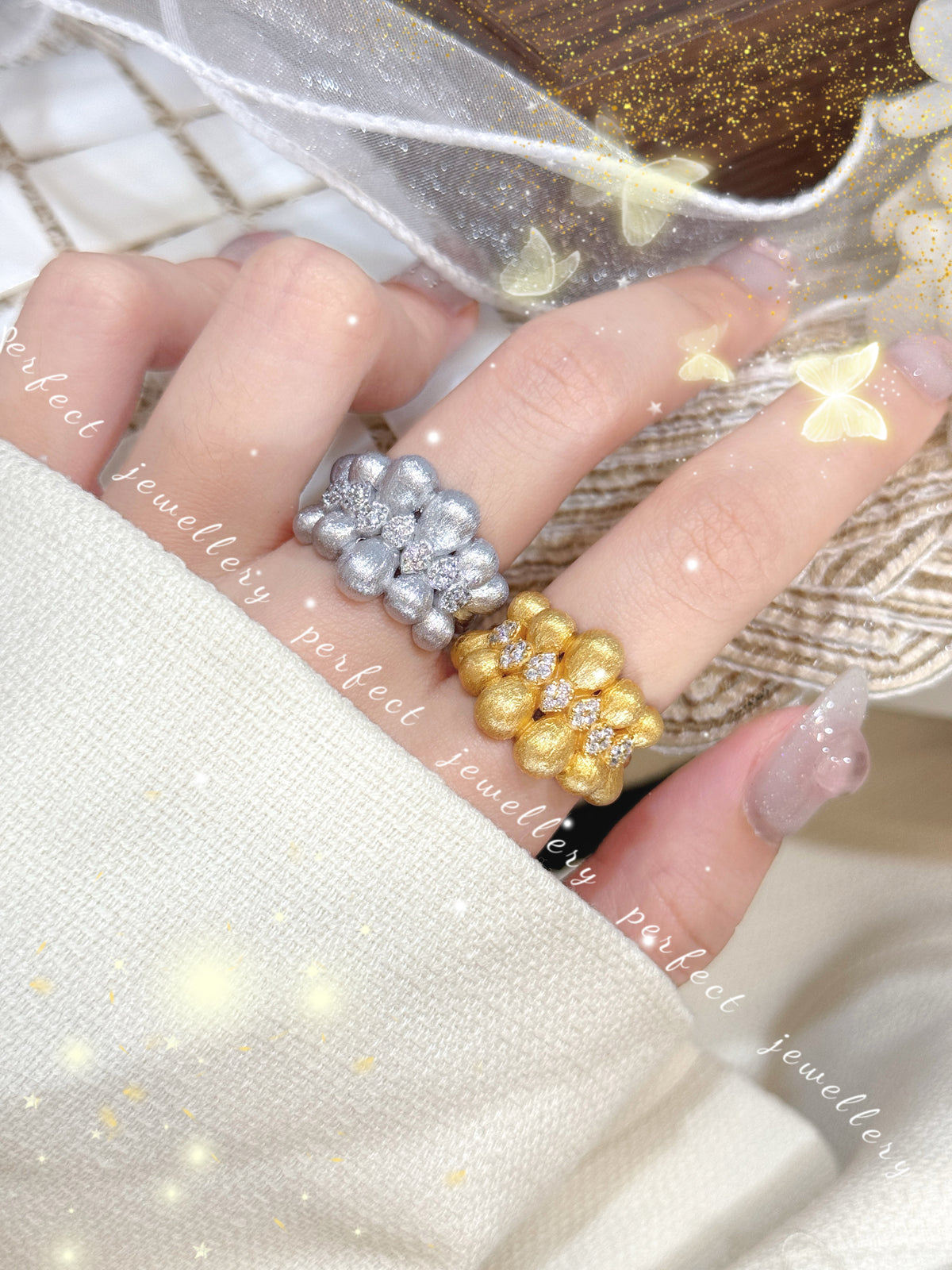 Bubble Ribbon Italy Silver S925 Ring | 泡泡緞帶意大利銀工藝S925戒指💍✨