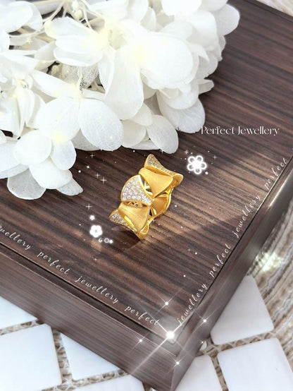 Ginkgo Italy Silver S925 Ring | 銀杏鏤空意大利銀工藝S925戒指💍✨