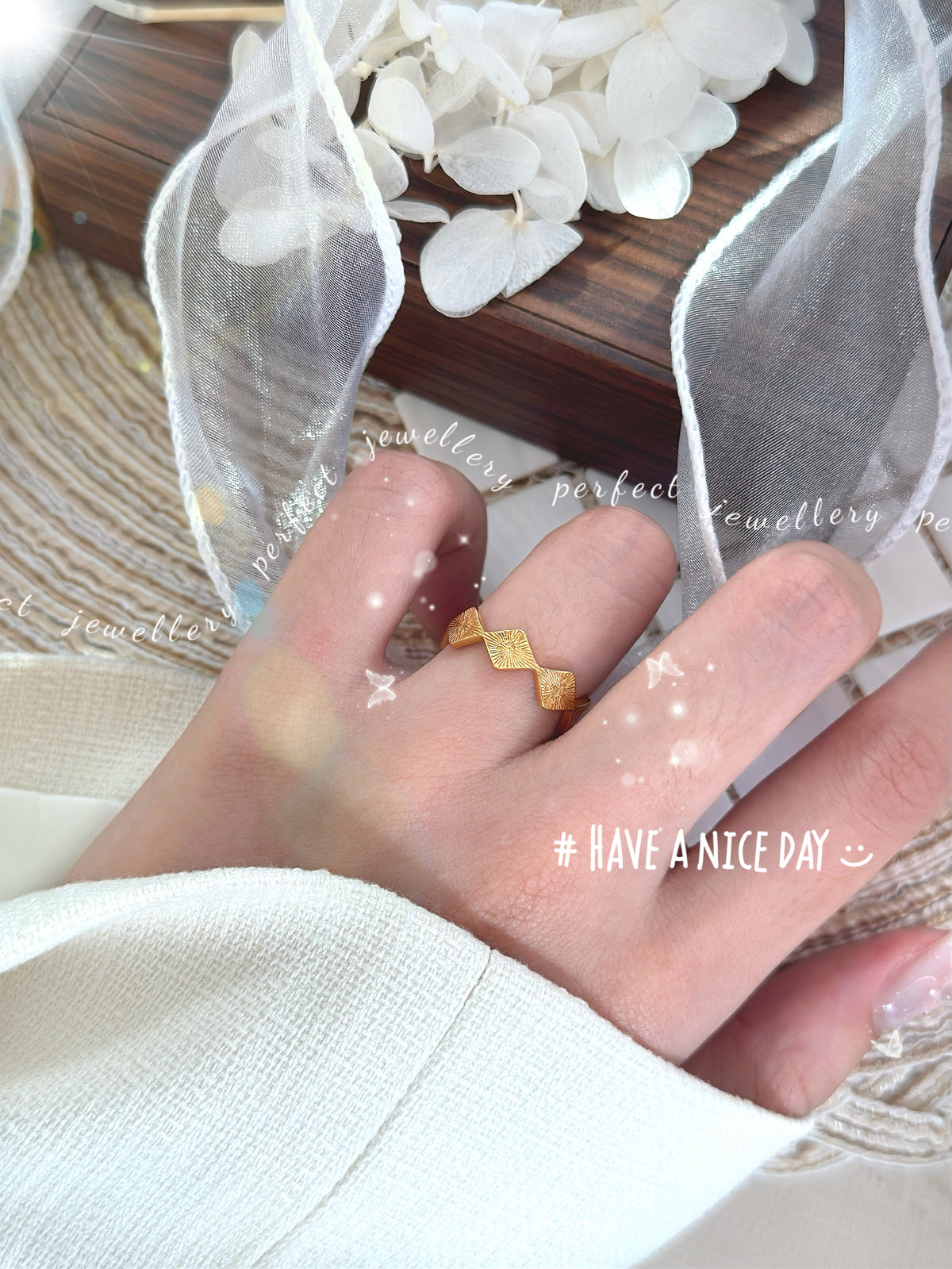 Diamond Lattice Italy Silver S925 Ring | 菱格拉絲意大利銀工藝S925戒指💍✨