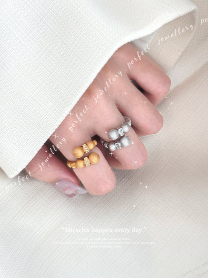 Bubble Italy Silver S925 Ring | 拉絲泡泡意大利銀工藝S925戒指💍✨