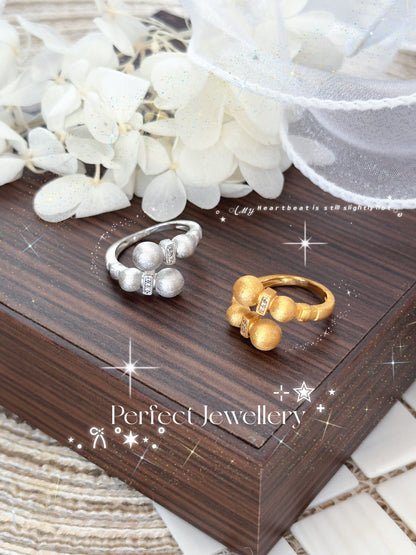 Bubble Italy Silver S925 Ring | 拉絲泡泡意大利銀工藝S925戒指💍✨