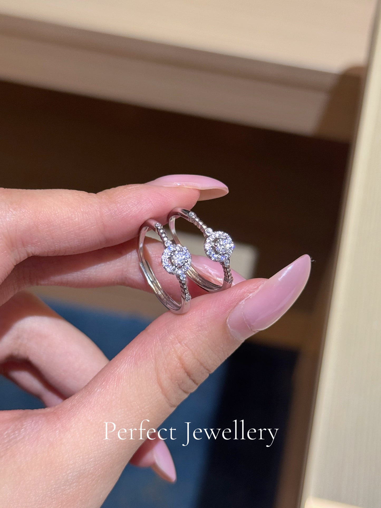 [Brass] 🌻Sun flower Moissanite ring ｜小太陽花莫桑鑽戒指