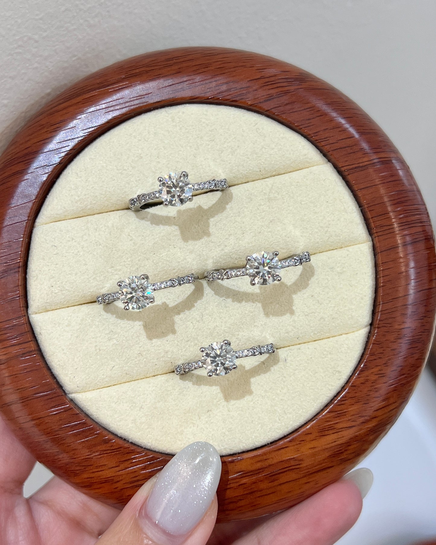 ✨1ct Moissanite Ring 爆閃1ct 莫桑戒指💎✨（1號）