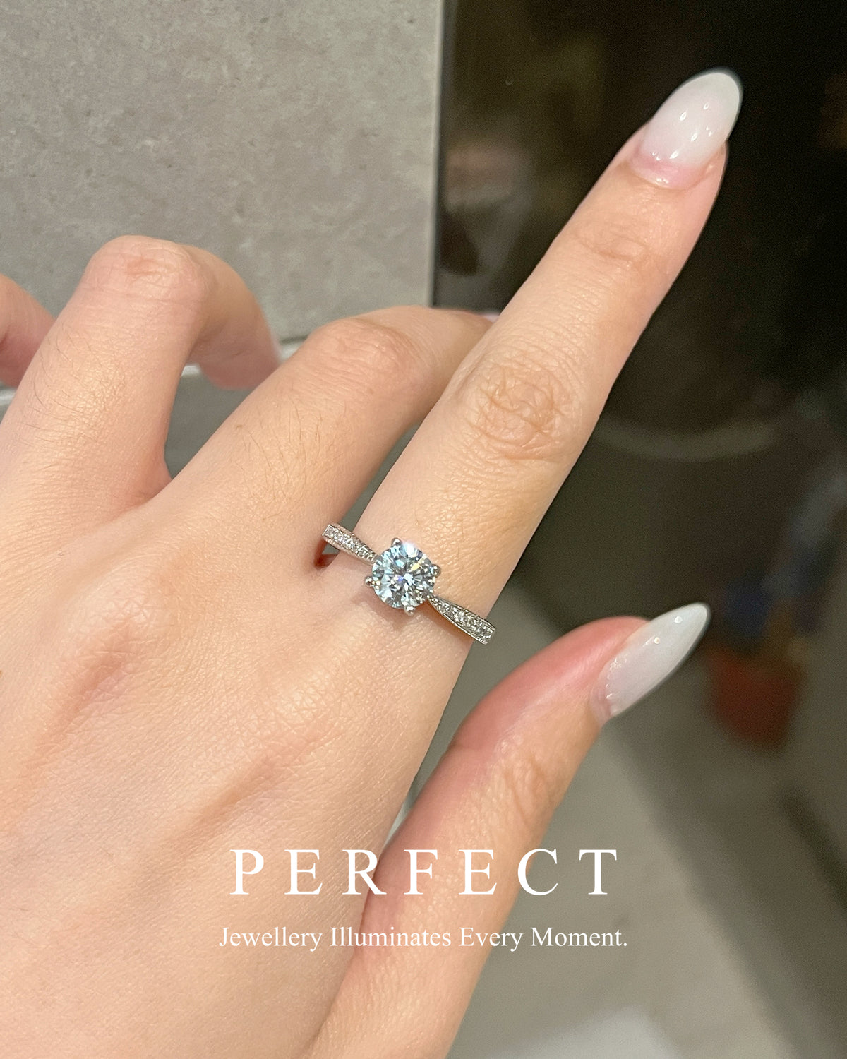 ✨💎1 ct Moissanite Ring 爆閃1卡莫桑石戒指✨（2號）