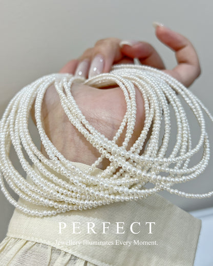 ✨2mm Freshwater Pearl Necklace |極細baby淡水珍珠頸鏈🐼✨