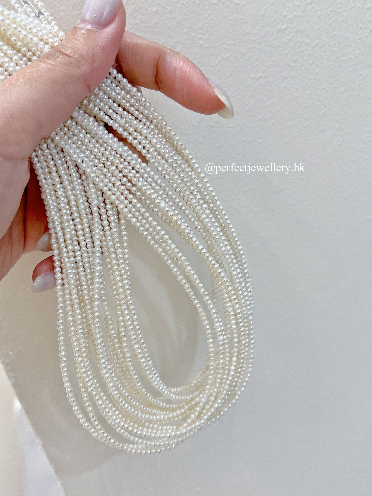 ✨2mm Freshwater Pearl Necklace |極細baby淡水珍珠頸鏈🐼✨