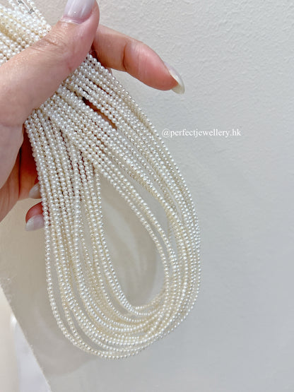 ✨2mm Freshwater Pearl Necklace |極細baby淡水珍珠頸鏈🐼✨