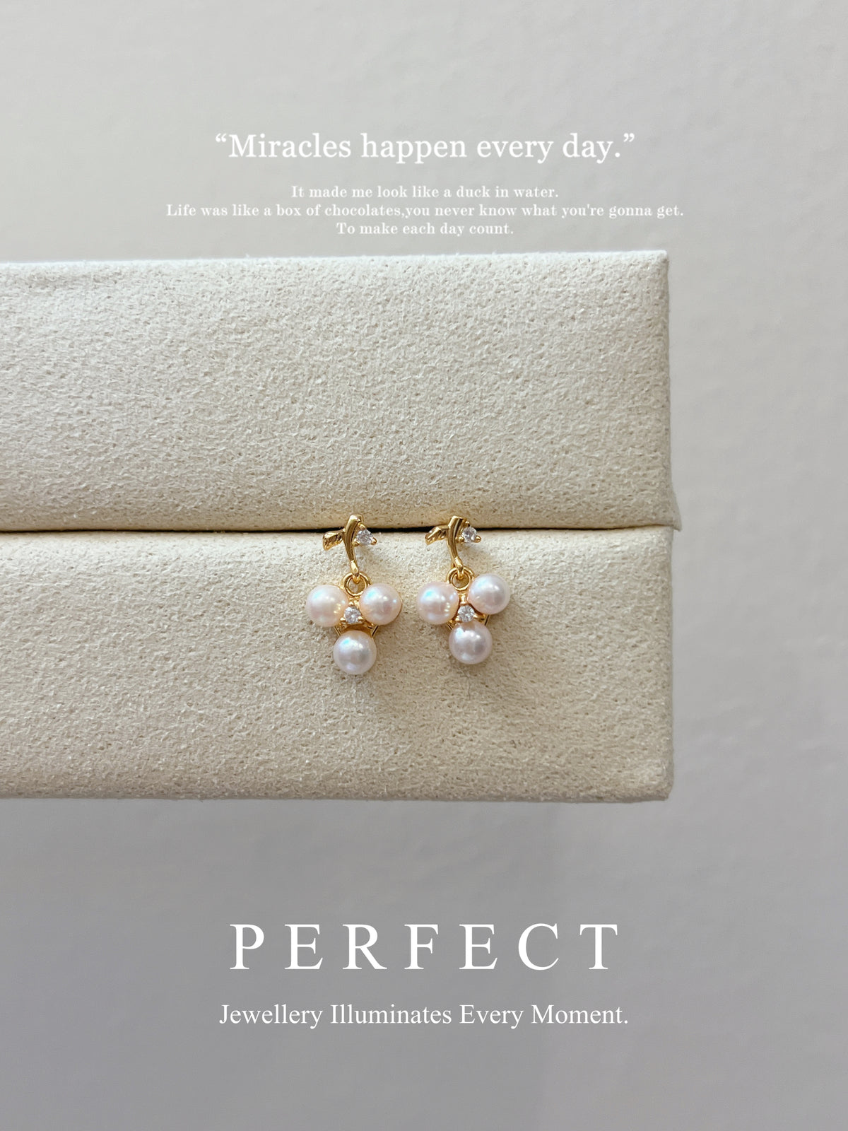 3-3.5mm Grape Japanese Akoya S925 Earrings | 日本Akoya小葡萄🍇耳釘