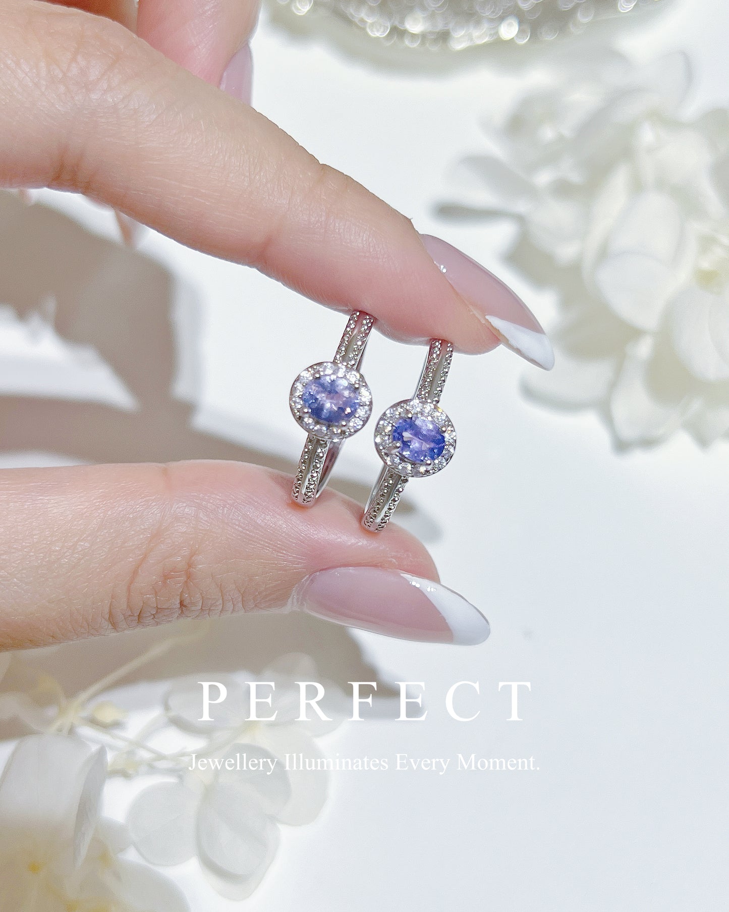 ✨🪻0.4ct Tanzanite Brass Ring | 坦桑石戒指✨🔮