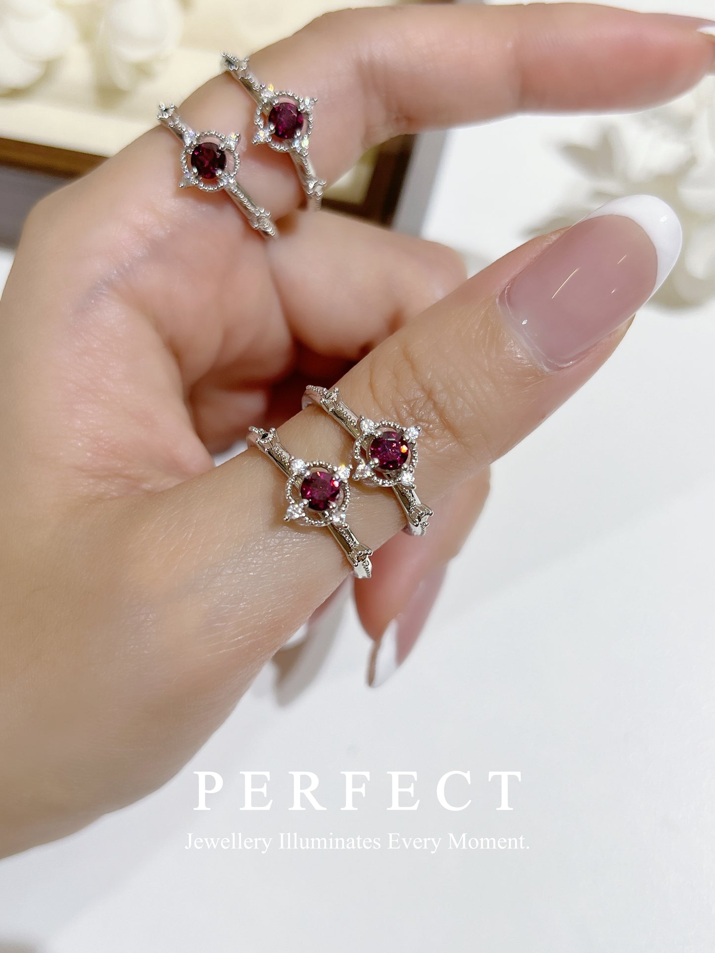✨Purple Garnet Brass Ring | 子牙烏星盤戒指✨☪️