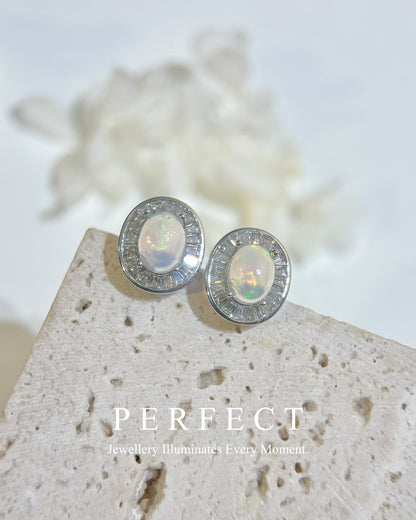 ✨～3ct Opal Brass Earrings ｜天然Opal 耳釘✨