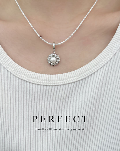 ✨Daisy Freshwater Pearl Pendant ｜淡水珍珠小雛菊🌼萬用扣吊墜✨