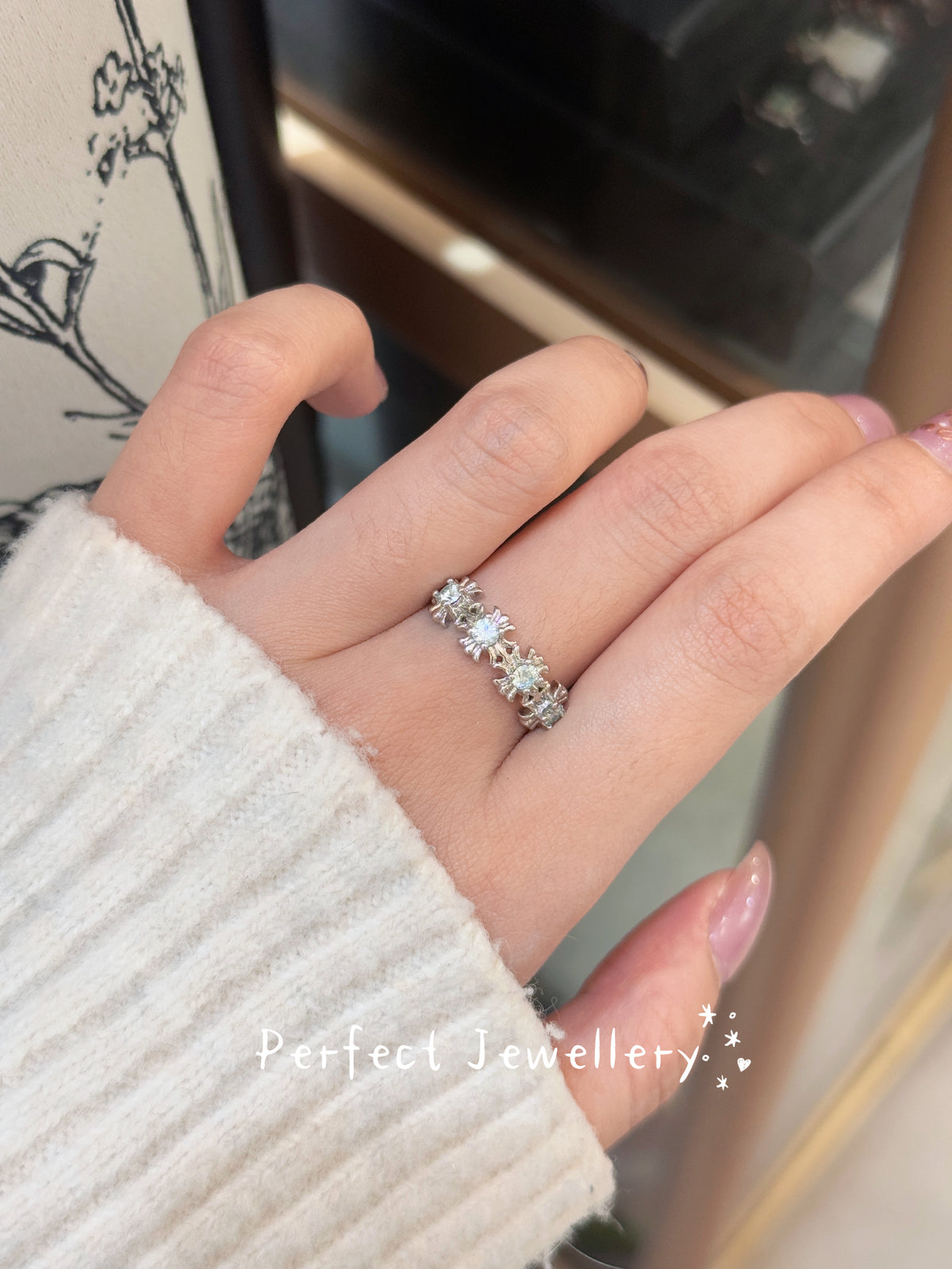 [Brass] Moissanite Ring 克羅地亞十字架莫桑戒指💍