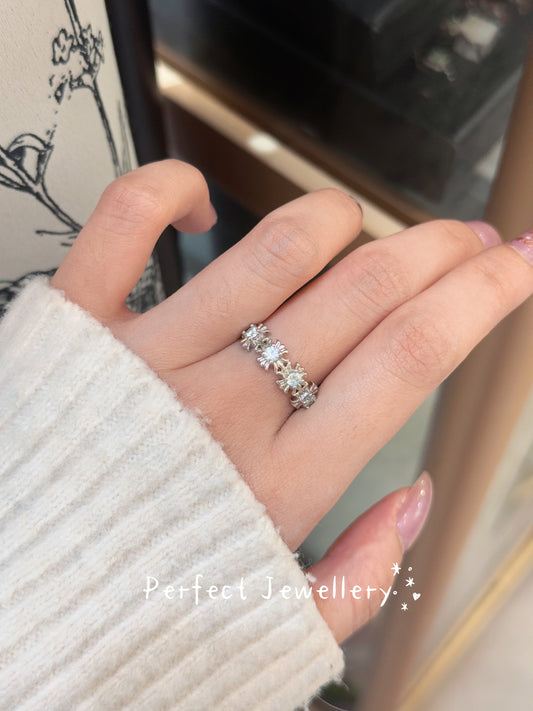 [Brass] Moissanite Ring 克羅地亞十字架莫桑戒指💍