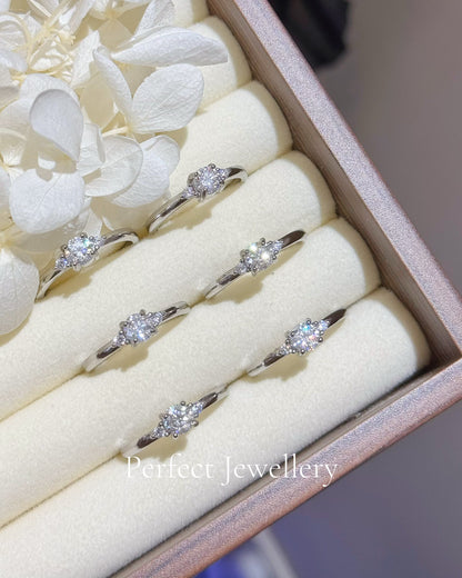 [Brass] Moissanite Ring ✨經典莫桑三石款戒指💍