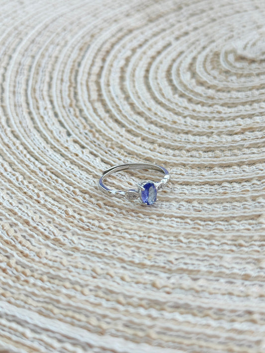 0.6ct 坦桑石S925戒指