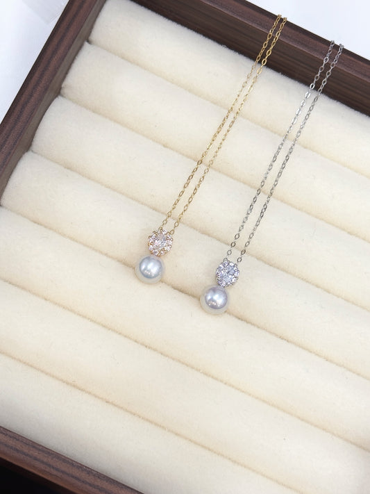 Freshwater Pearl S925 Necklace 極光淡水珍珠項鍊
