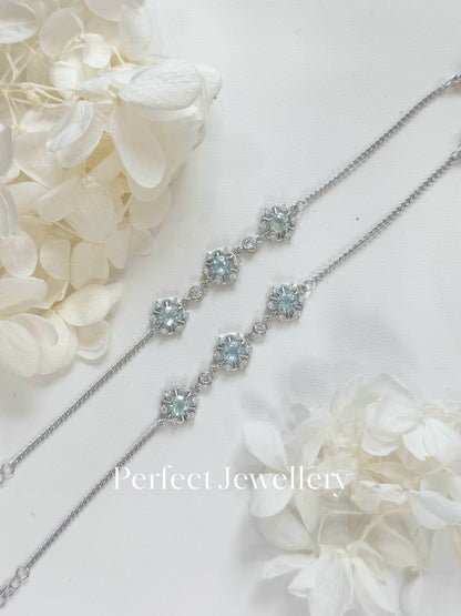 Gemstone Starlike Bracelet 天然寶石星光手鍊