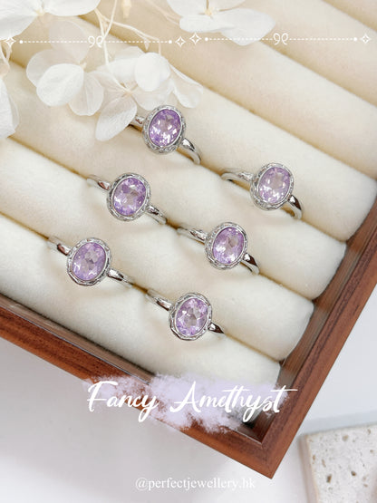 Amethyst Brass Ring | 夢幻紫水晶🔮戒指✨