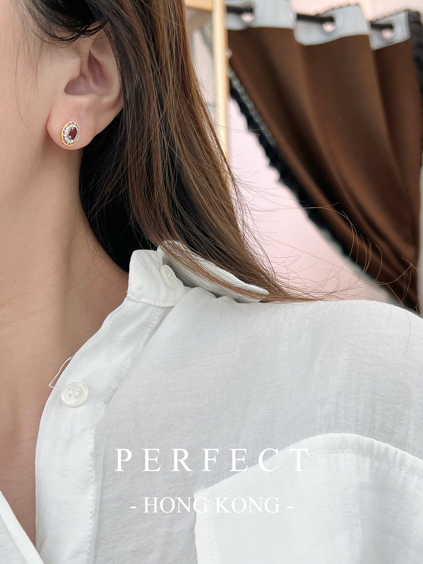 [Last Price] ✨Ruby S925 Buccellaati Earrings| 紅寶石布契拉提耳釘✨♥️