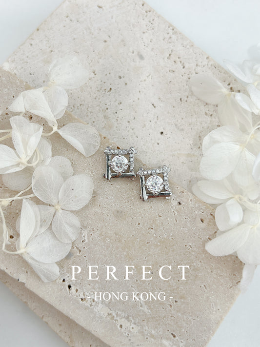 ✨1ct Moissanite Princess Earring | 莫桑方形耳釘✨💠