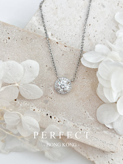 [Brass] 1ct Moissanite Bubble Necklace✨莫桑泡泡🫧頸鏈