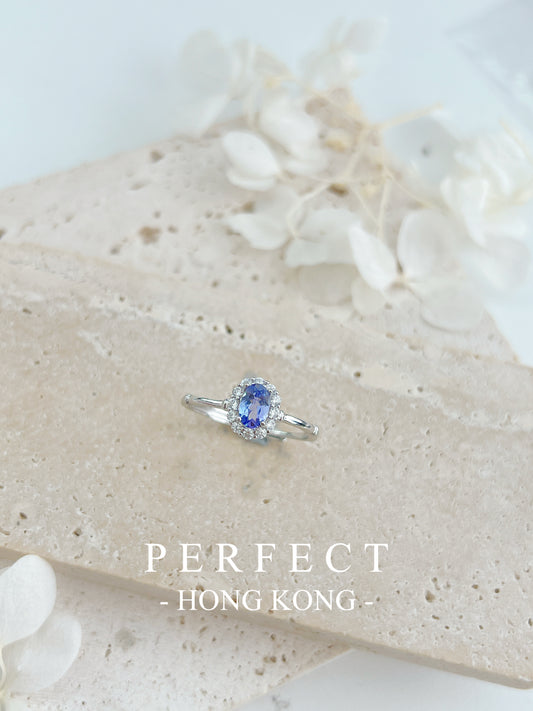 0.7ct Tanzanite S925 Ring | 坦桑石戴妃戒指💜✨