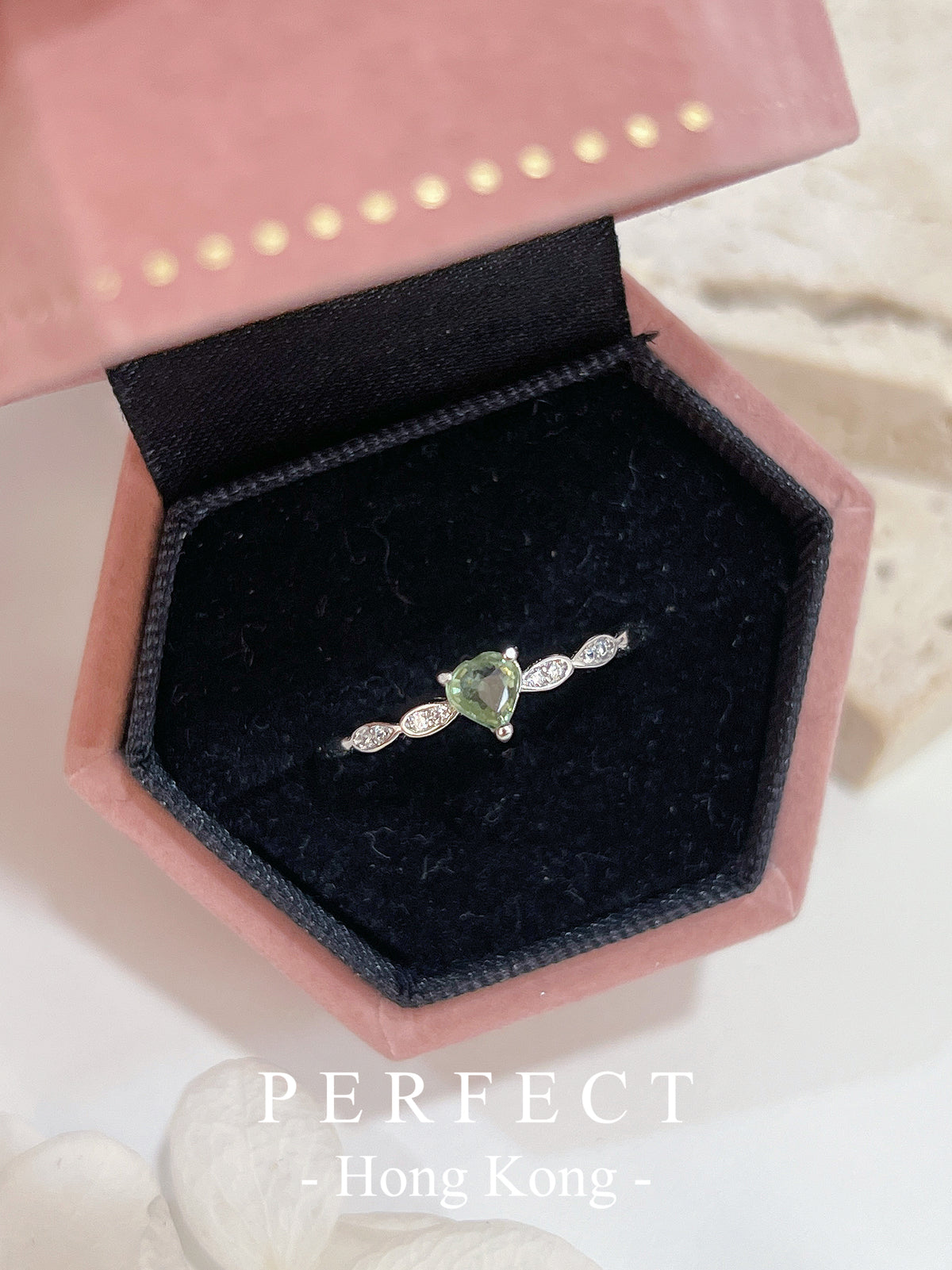 0.3ct Gemstone Heart S925 Ring｜ 寶石愛心精緻戒指✨